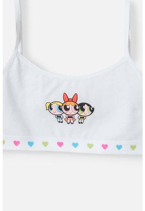 Conjunto De Top Y Panty Chicas Superpoderosas Blanco Para Niña 12