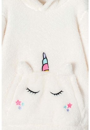 Buzo De Mic Con Capucha Y Cerrado Marfil Para Niña 10