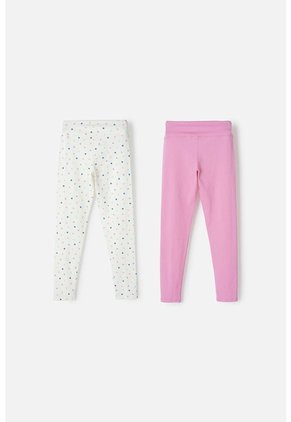 Leggins X2 De Mic Multicolor Para Niña 8