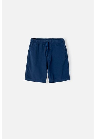 Bermuda De Mic  Con Bolsillos Azul Para Niño 8 MARCA MIC