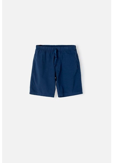 Bermuda De Mic  Con Bolsillos Azul Para Niño 8