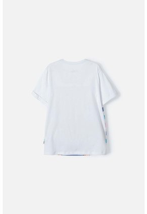 Camiseta Mic Blanca Manga Corta Para Niña 4