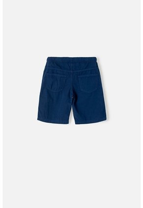 Bermuda De Mic  Con Bolsillos Azul Para Niño 8