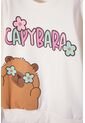 Buzo De Capybara Marfil De Diseño Cerrado Para Niña 10 de MARCA MIC