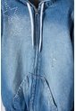Chaqueta Mic En Denim Azul Medio Con Apliques De Estrellas Para Niña 6 de MARCA MIC