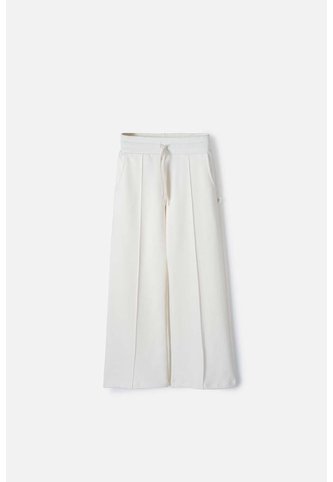 Jogger Mic Con Cordón Marfil Para Niña 10 MARCA MIC