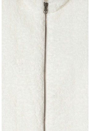 Chaleco Mic Marfil Textura Afelpada Para Niña 12