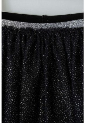 Falda De Mic Tipo Tutú Negra Para Niña 4