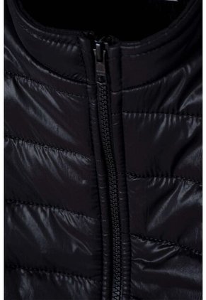 Chaleco De Mic Con Cierre Frontal Negro Para Niño 12