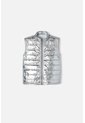 Chaleco Mic Color Plata Con Cierre Frontal Para Niña 4 de MARCA MIC