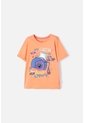 Camiseta Mic Naranja Con Estampado En Frente Para Niña 4 de MARCA MIC