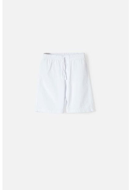 Bermuda De Mic Con Cordón Blanca Para Niño 4
