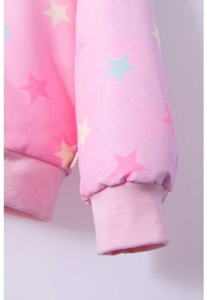 Chaqueta De Mic Con Cierre Y Capucha Multicolor Para Niña 6