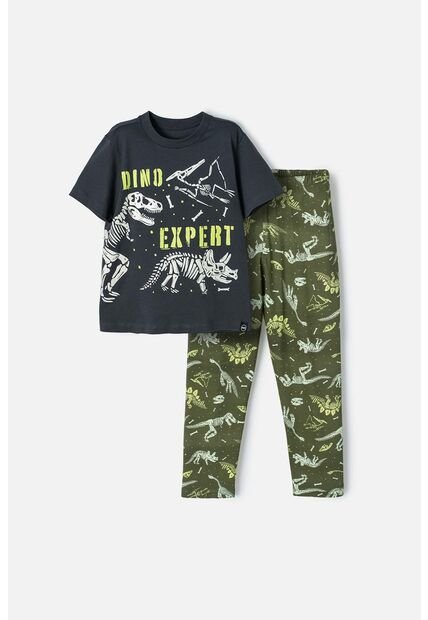 Pijama De Mic Con Pantalón Largo Multicolor Para Niño 4