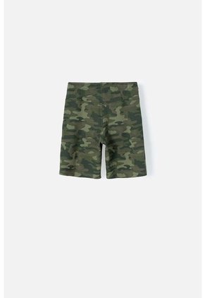 Bermuda De Mic Con Cordón Verde Para Niño 10