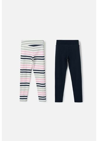 Pack X2 Leggins De Mic Multicolor Para Niña 6 MARCA MIC