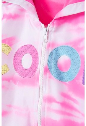 Chaqueta Mic Con Capucha Rosada Para Niña 4
