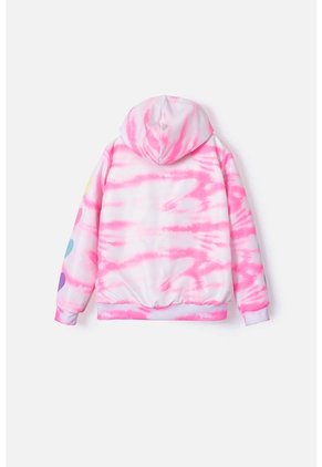 Chaqueta Mic Con Capucha Rosada Para Niña 4