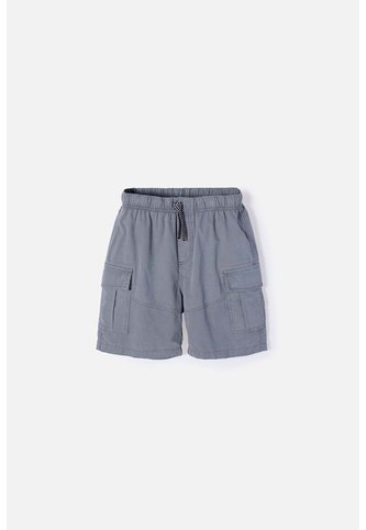 Bermuda De Mic Con Cordón Gris Para Niño 6 MARCA MIC