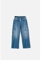 Jean De Mic Con Cordón Azul Para Niña 4 de MARCA MIC