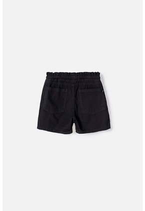 Short De Mic Con Cordón Negro Para Niña 12