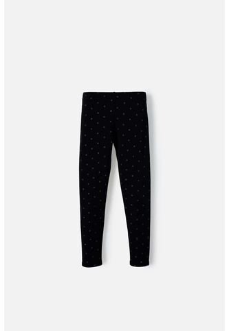 Leggins De Mic Con Cintura Elastica Negro Para Niña 4 MARCA MIC