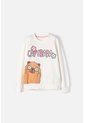 Buzo De Capybara Marfil De Diseño Cerrado Para Niña 4 de MARCA MIC