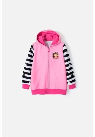 Buzo De Gabby's Dollhouse Abierto Rosado Para Niña 2T A 5T 3T MARCA MIC