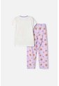 Pijama De Capybara Lila Y Blanca De Pantalón Largo Para Niña 8 de MARCA MIC