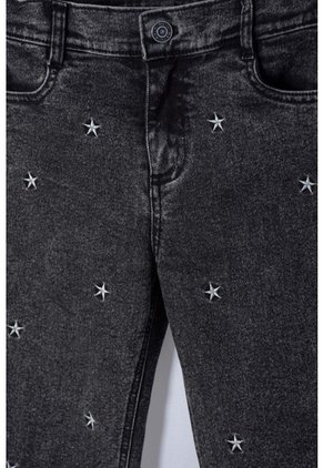 Jean De Mic Con Apliques Negro Para Niña 4