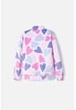 Chaqueta Mic Multicolor Con Estampado De Corazones Para Niña 4 de MARCA MIC