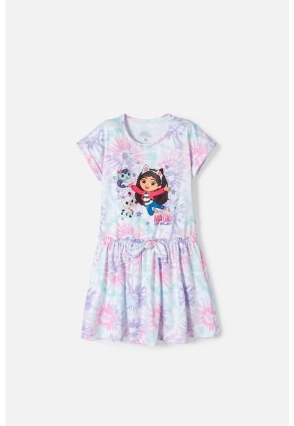 Vestido De Gabby’s Dollhouse Multicolor Para Niña