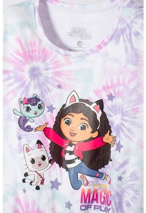 Vestido De Gabby’s Dollhouse Multicolor Para Niña