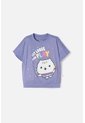 Camiseta De Gabby’s Dollhouse Manga Corta Lila Para Niña de MARCA MIC