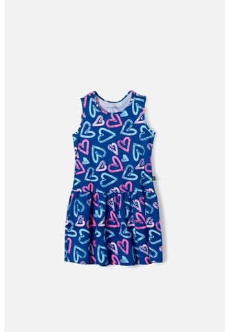Vestido De Mic Manga Sisa Multicolor Para Niña 4 MARCA MIC