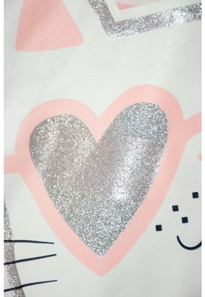 Camiseta De Mic Manga Corta Marfil Para Niña 6