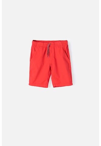 Bermuda Mic Con Cordón Ajustable Roja Para Niño 6 MARCA MIC