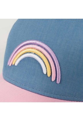 Gorra De Mic Azul Y Rosada Para Niña U