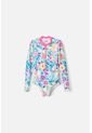 Vestido De Baño Mic Manga Larga Multicolor Para Niña 4 de MARCA MIC