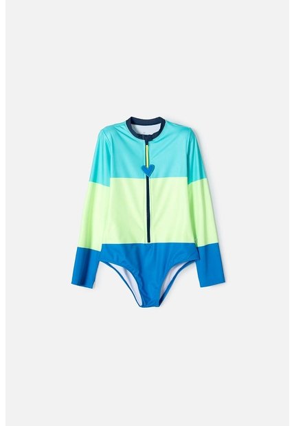 Vestido De Baño De Mic Multicolor Para Niña 10