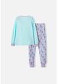 Pijama De Mic De Pantalón Largo Verde Y Morada Para Niña 4 de MARCA MIC