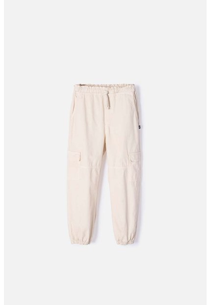 Jogger De Mic Con Cordón Marfil Para Niña 6