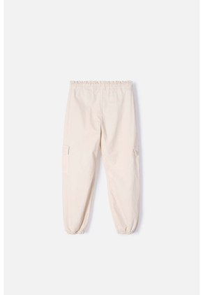 Jogger De Mic Con Cordón Marfil Para Niña 6