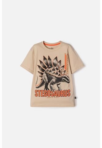 Camiseta De Mic Manga Corta Caqui Para Niño 6 MARCA MIC