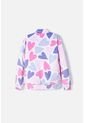 Chaqueta Mic Multicolor Con Estampado De Corazones Para Niña 6 de MARCA MIC