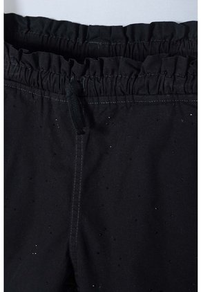 Short De Mic Con Cordón Negro Para Niña 6