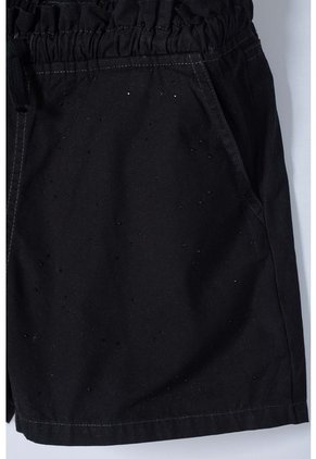 Short De Mic Con Cordón Negro Para Niña 6