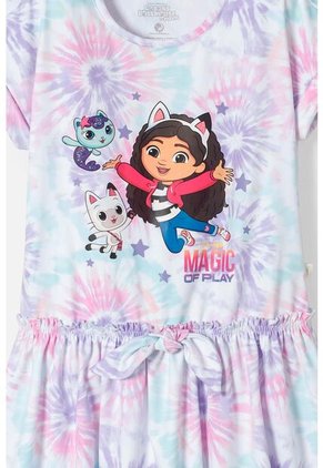 Vestido De Gabby’s Dollhouse Multicolor Para Niña