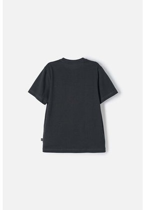 Camiseta Mic Manga Corta Gris Grafito Para Niño 8