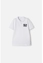 Camiseta Tipo Polo Mic Blanco Para Niño 12 de MARCA MIC